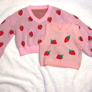 Bundle 2 SHEIN girls sweater and vest size 140